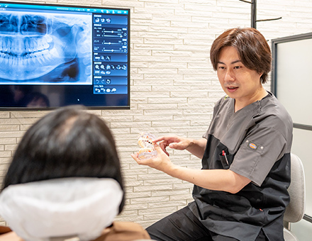 丁寧でわかりやすい治療説明