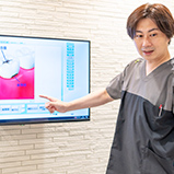 モニターを使った説明